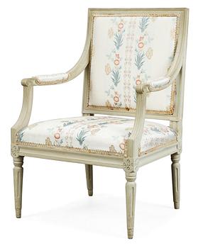 460. A Gustavian armchair.