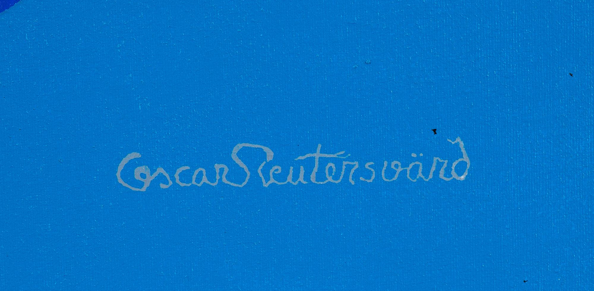 Oscar Reuterswärd, olja på duk,  signerad.