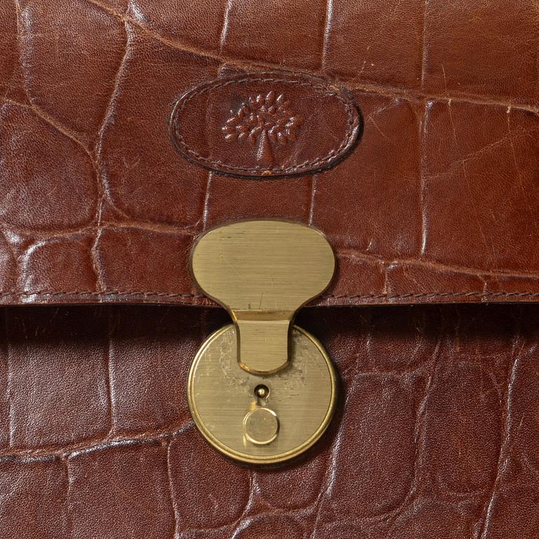 Mulberry, portfölj, vintage.