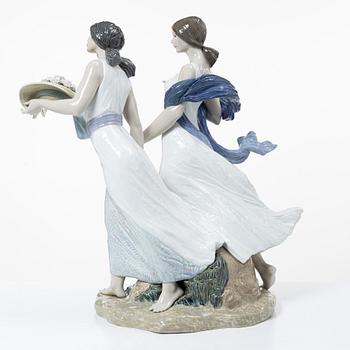 José Luis Santes, figurin, "Summer roses", Lladró, Spanien.
