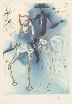 Salvador Dalí, "Le picador" from the portfolio "Dalinesque Horses".