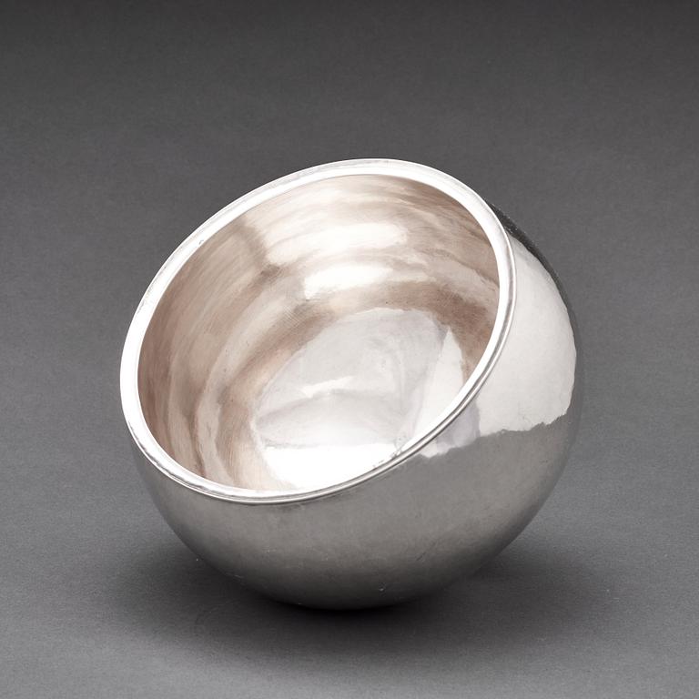 W.A. Bolin, a large sterling bowl, Stockholm 1988.