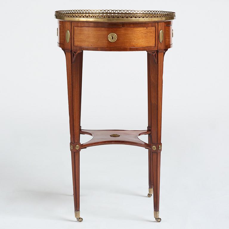 Bord, tillskrivet Gottlieb Iwersson (mästare i Stockholm 1778-1813), Sengustavianskt.