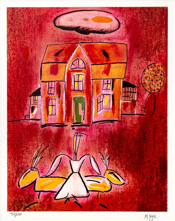 Madeleine Pyk, litografier 6 st signerade och numrerade 91/250.