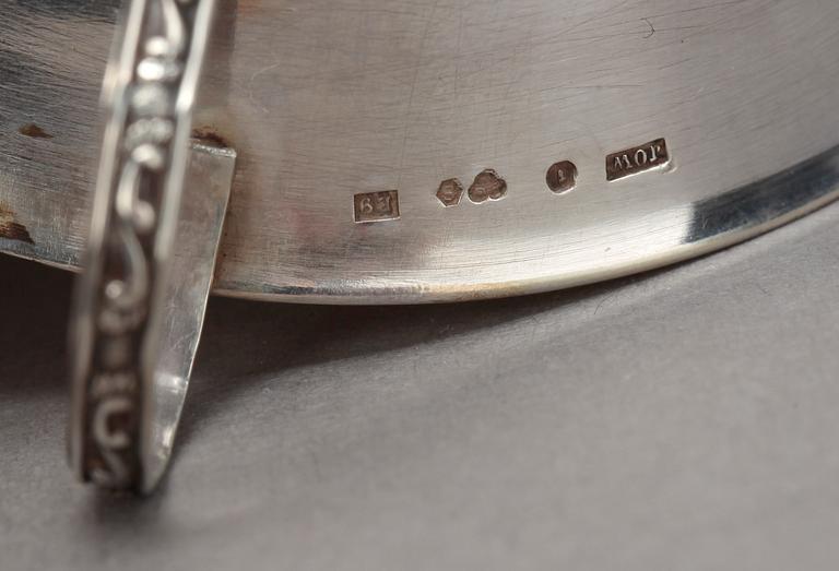 PUNSCHKOPPAR, 6 st, silver, Stockholm 1956. Vikt 226 gram.