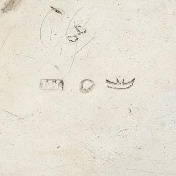 A silver empire creamer, mark of Johan Winqvist, Helsinki, circa 1820.