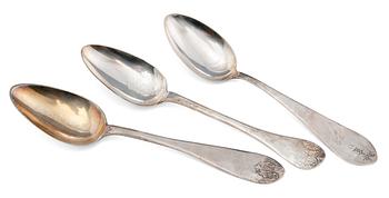192. FINNISH SPOONS, 3 PIECES.