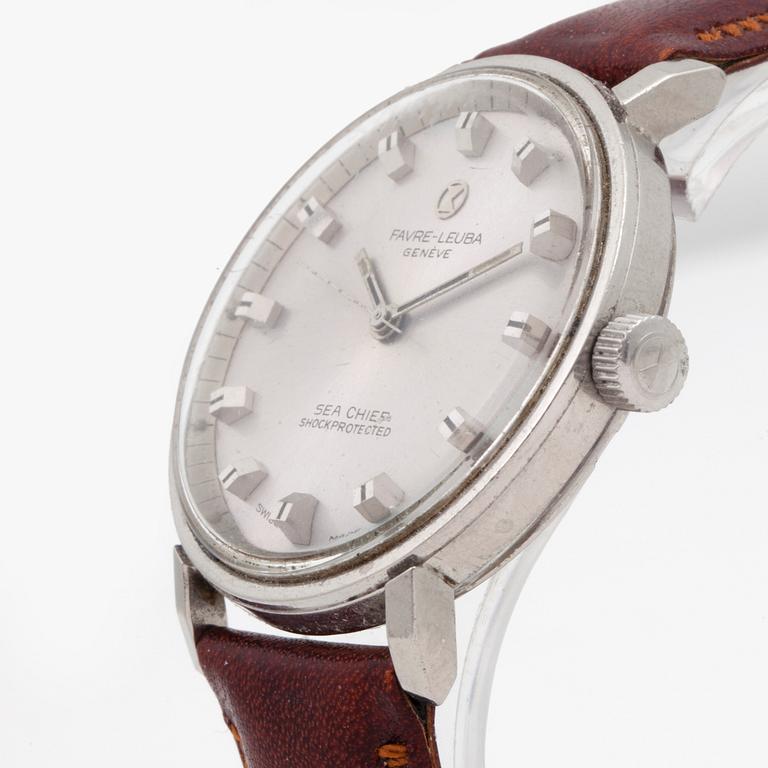 FAVRE-LEUBA, Sea Chief, armbandsur, 35 mm,