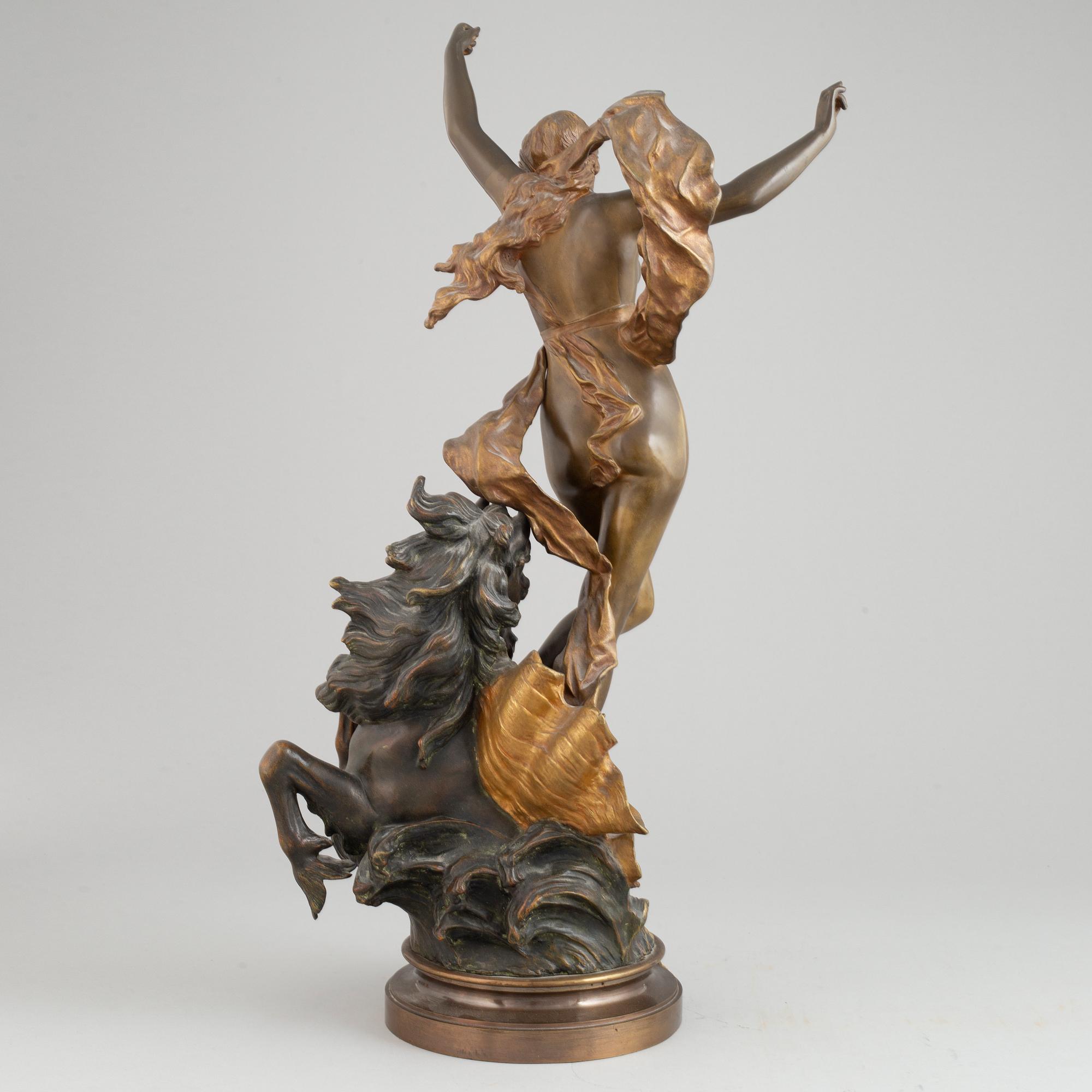 Edouard Drouot, after. Sculpture. bronze. height 69 cm.