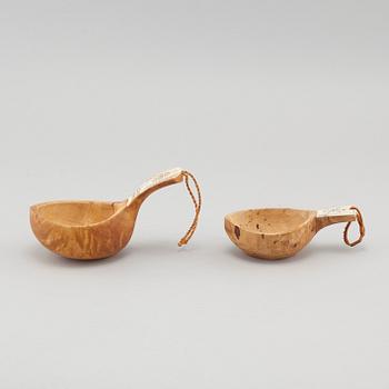 Two Guksi, partly made by Anders Sunna, 20th century.