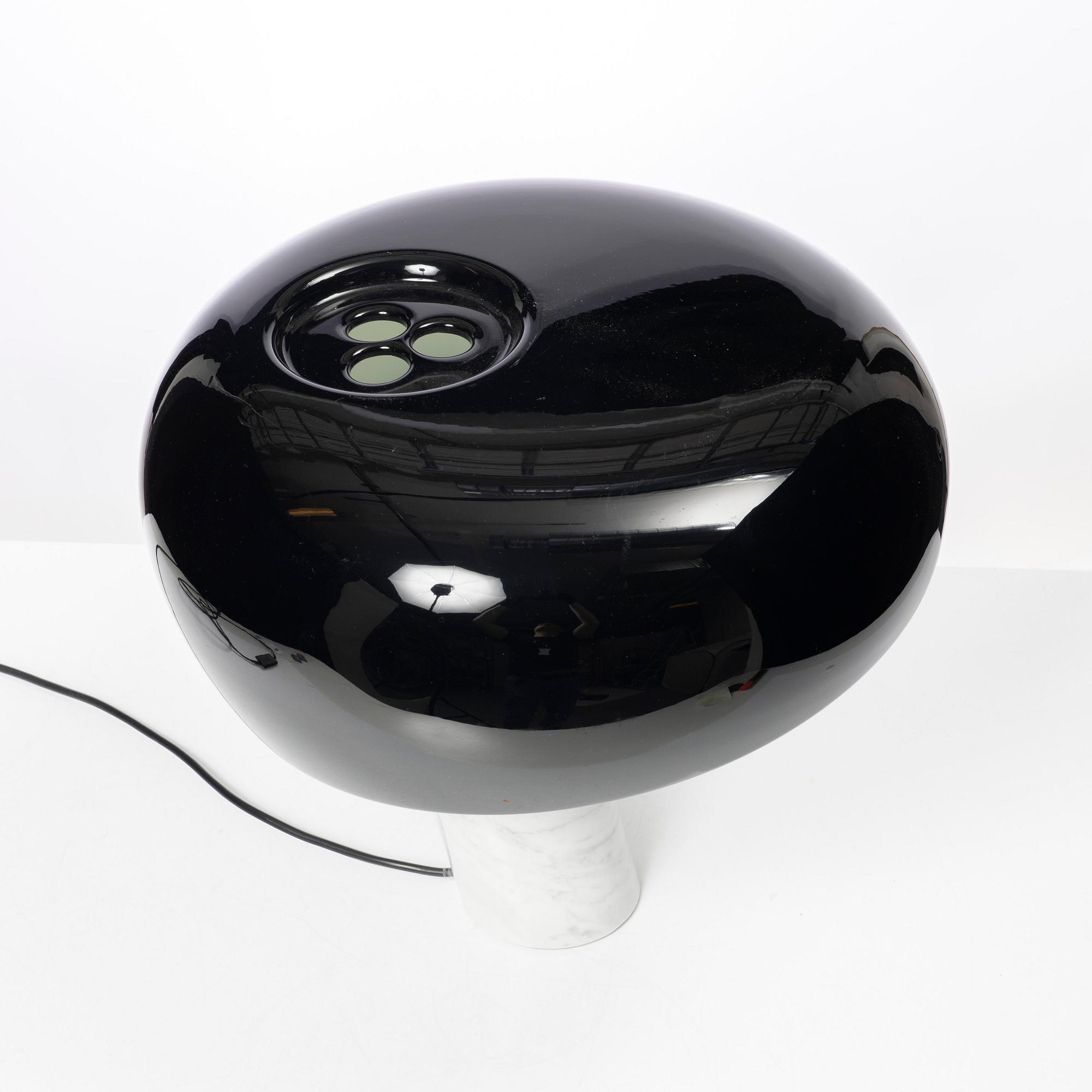 Achille & Pier Giacomo Castiglioni, a 'Snoopy' table lamp, Flos, Italy-.