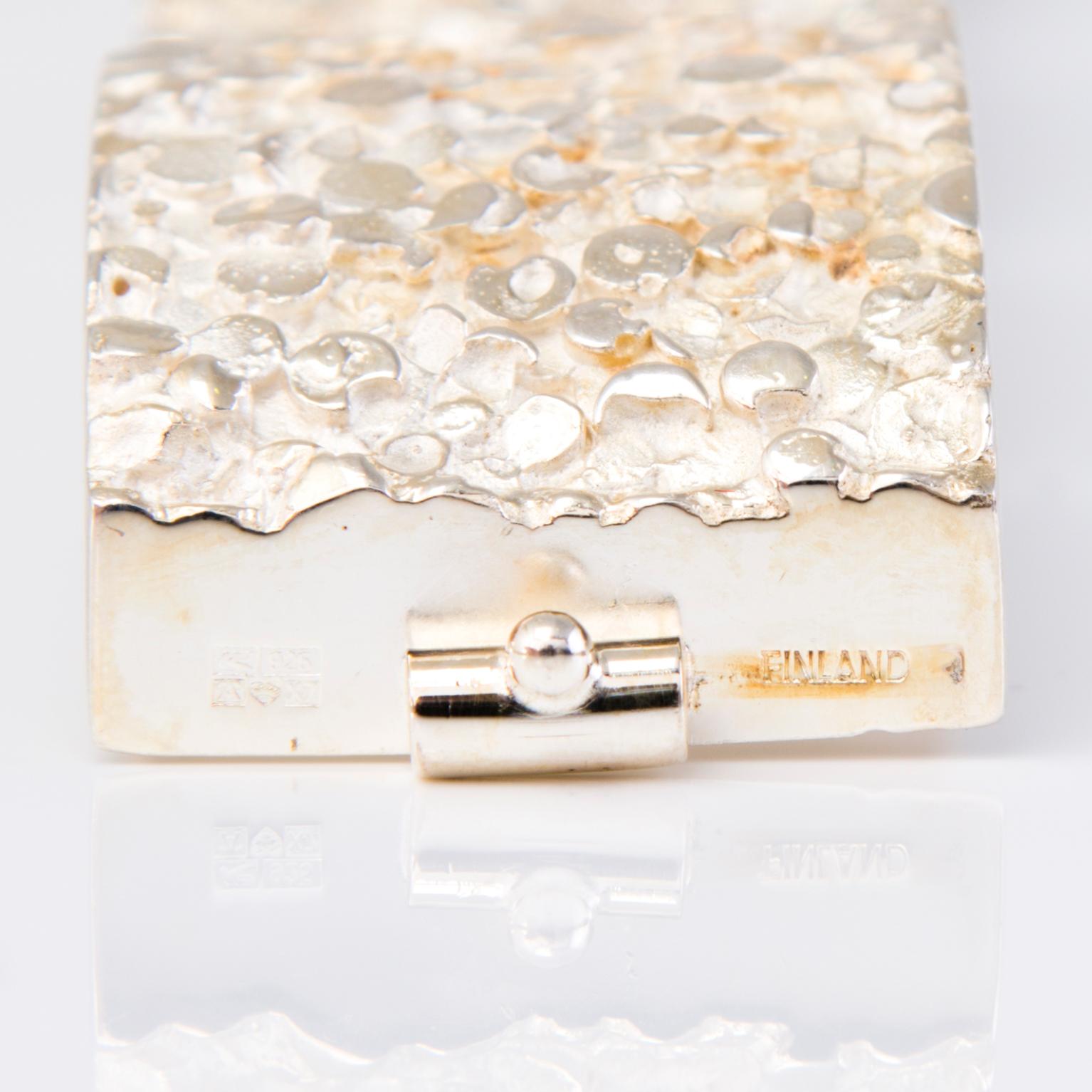 ARMRINGAR, 3 st, sterlingsilver, Kultateollisuus Ky Viljanen, Åbo, 1975.