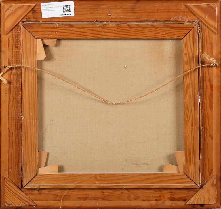 OIDENTIFIERAD KONSTNÄR, olja på duk, monogramsignerad MN.