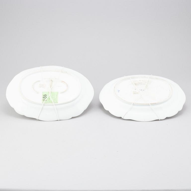 A set of two porcelain serving dishes from the Marcolini period (1774-1814).