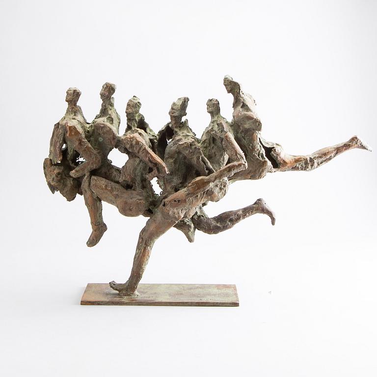 JAN DESMARETS, a signed and numbered bronze sculpture.