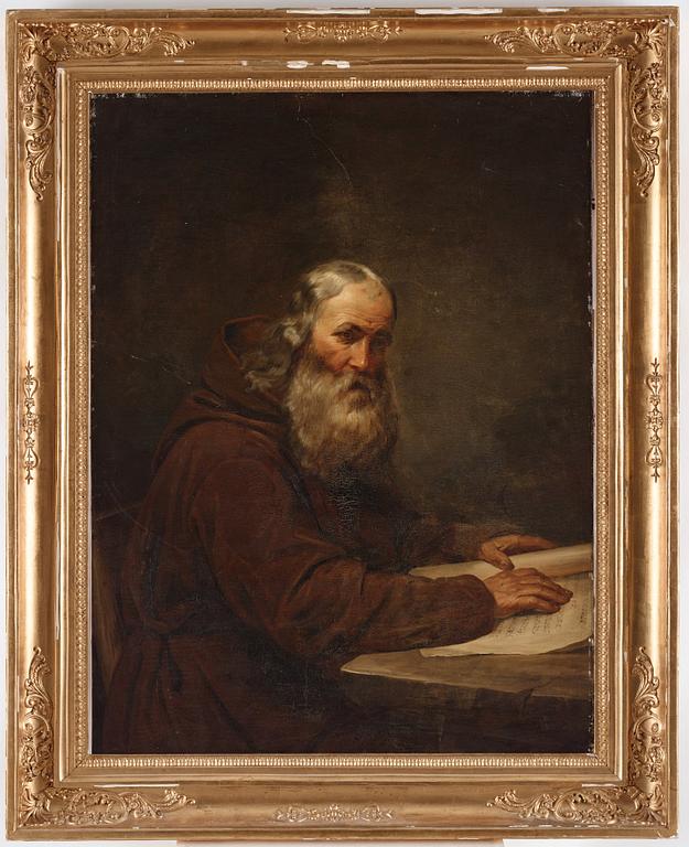 Jan Adriaensz van Staveren Follower of, Apostle with the Holy Scriptures.