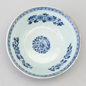 An 18th century porcelin bowl, Qianlong, China.