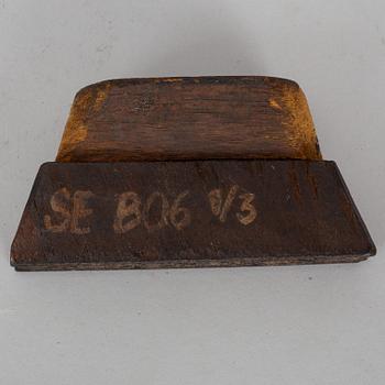 An 18th century wall paper stamp.