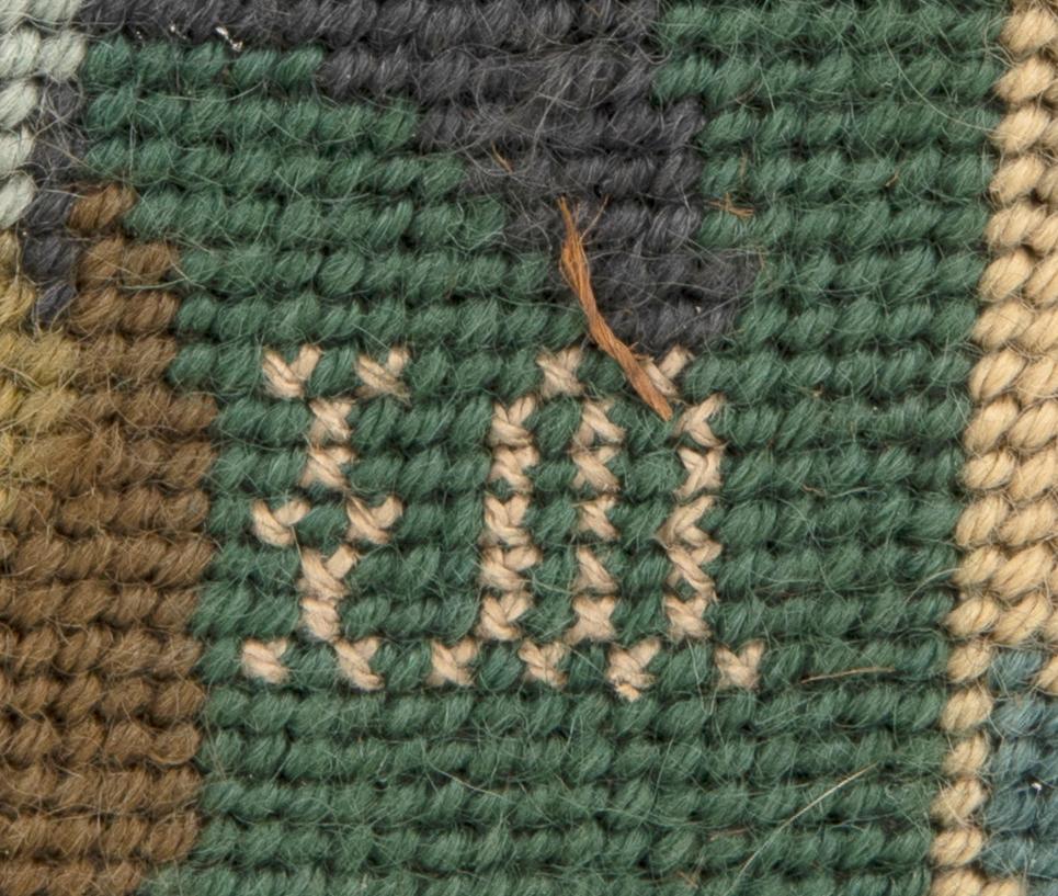 Vävt tapet barockstil signerad Frankrike 1900-talets första hälft ca 130x155 cm.