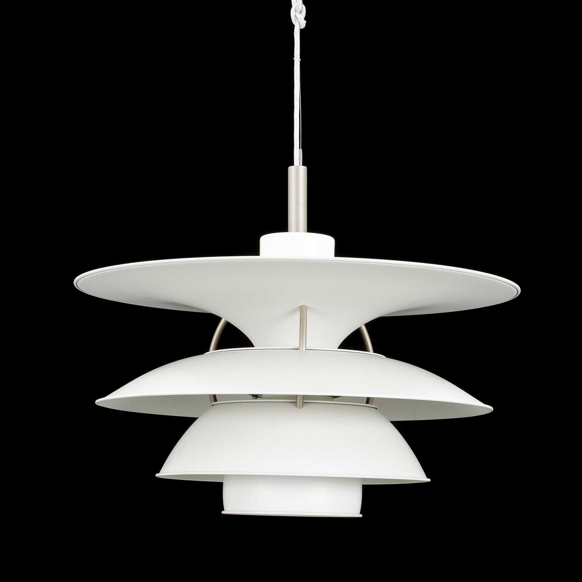 TAKLAMPA, "Charlottenburg", Ebbe Christensen, Sophus Frandsen och Poul Henningsen för Louis Poulsen, Höjd 50 cm.