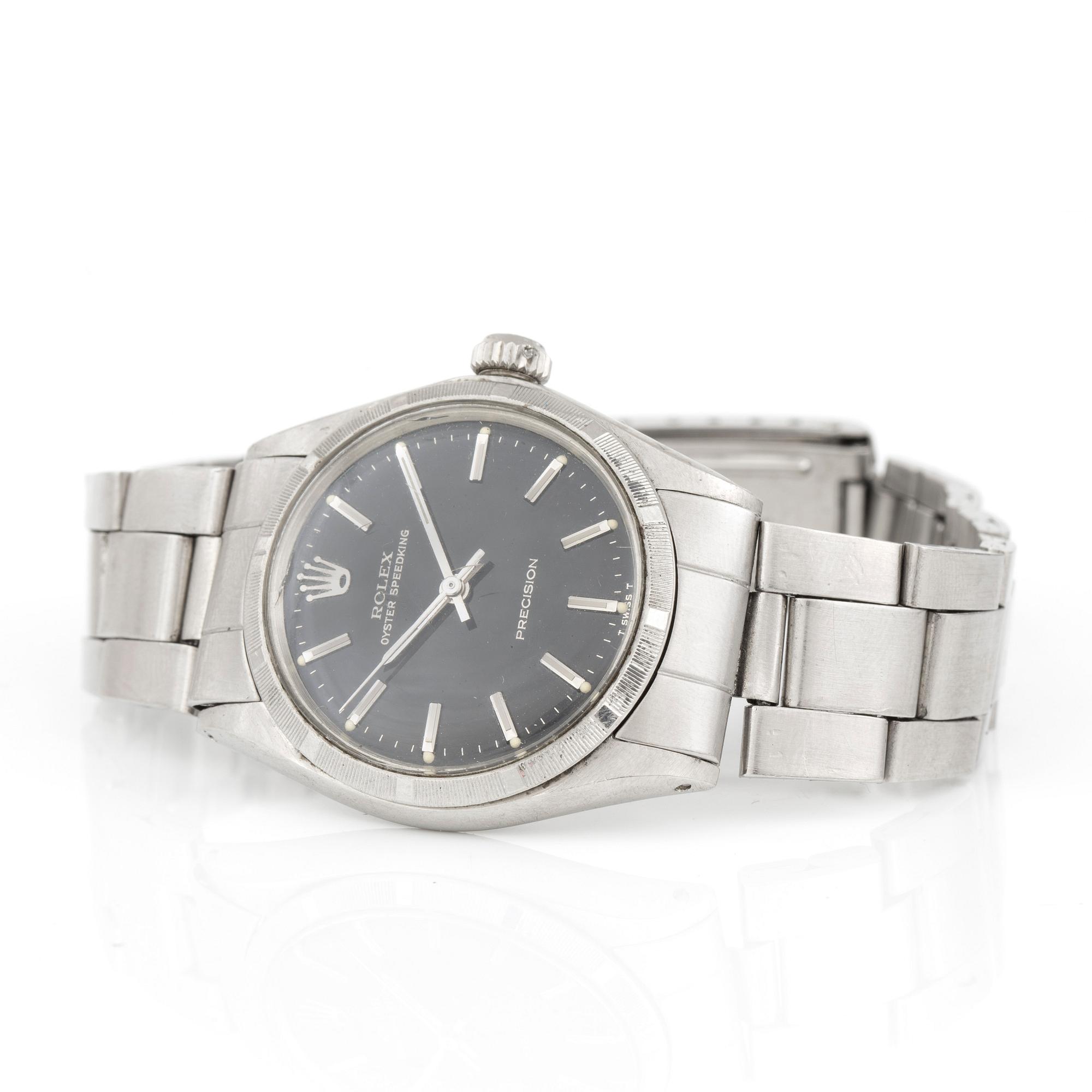 ARMBANDSUR, stål, Rolex, Oyster Speedking, Precision, 1970-tal.