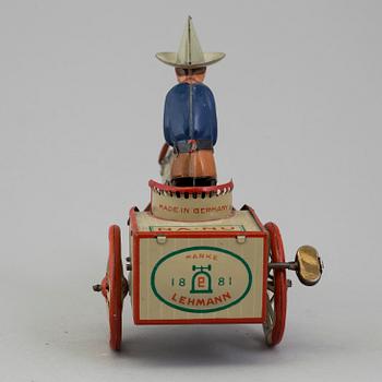 A tinplate NA-NU 752 by Lehmann Germany c. 1950.