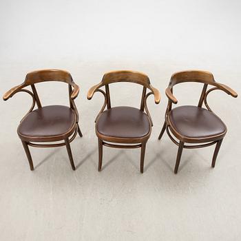 Armchairs 5 pcs Gemla late 20th century.