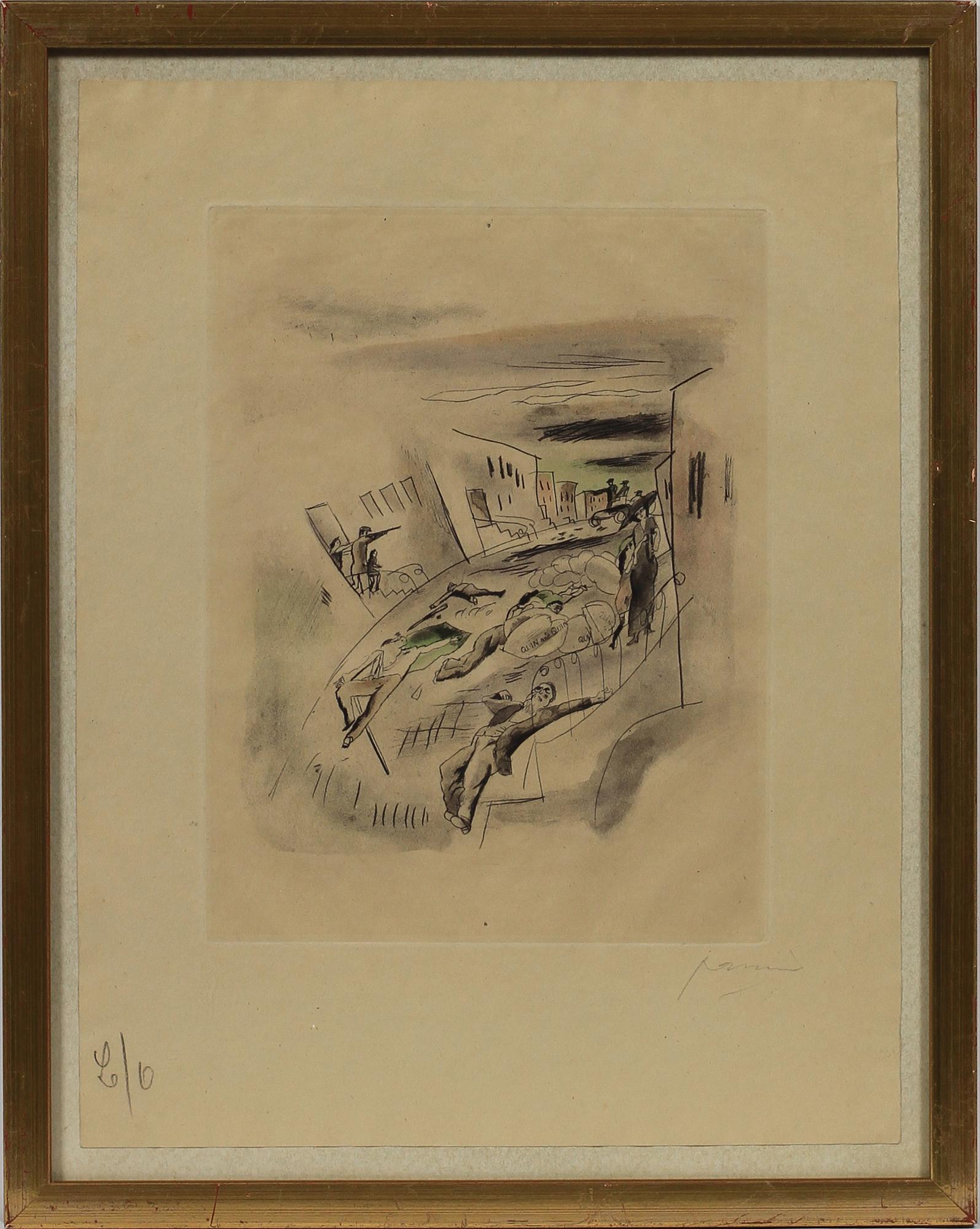 JULES PASCIN, etsningar, 2 st, sign.