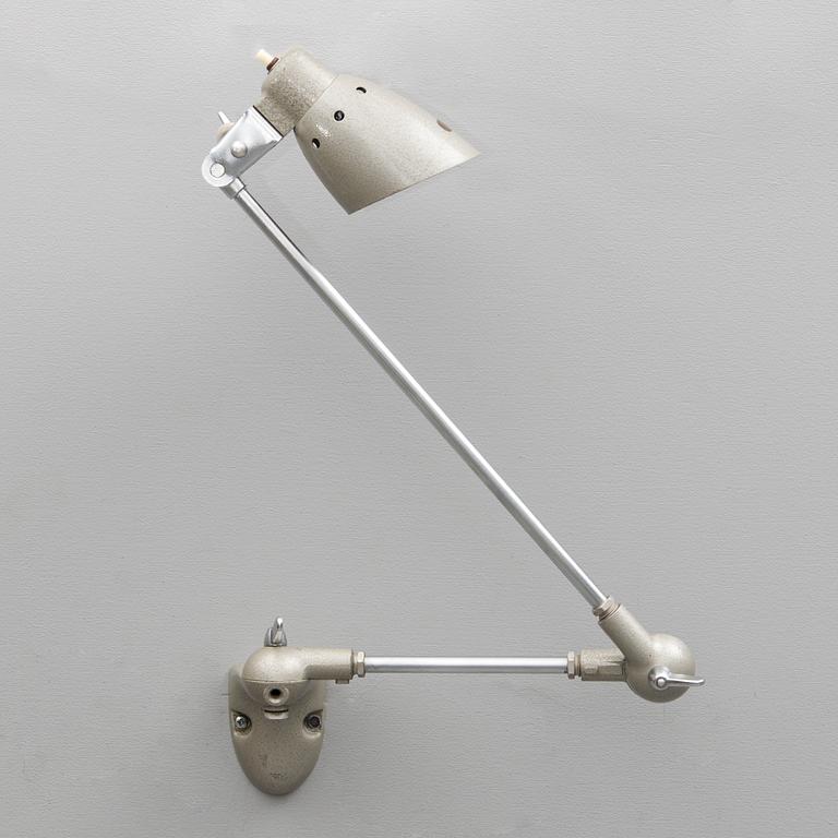 A 1950s Industrial Workshop Table Lamp by Pfaff, Germany.