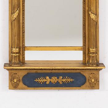 Mirror, Johan Martin Berg (mirror manufacturer in Gothenburg 1803- ca 1837), Empire.