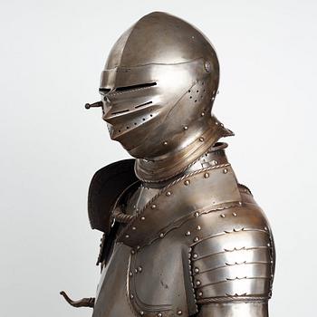 A German metal armour, composite, mid 1500's and later.