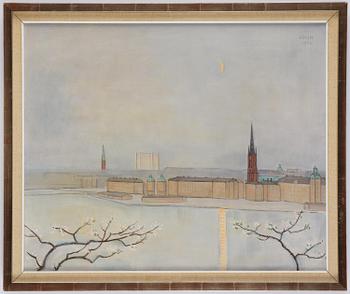 Einar Jolin, View of Riddarholmen.