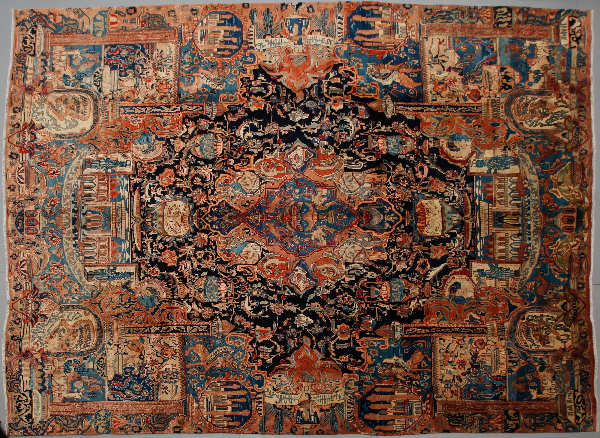 MATTA, Kashmar, old, ca 370 x 300 cm.