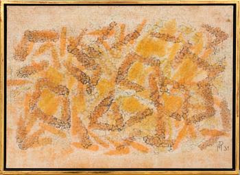 HENRI ERNST PFEIFFER, mixed media/canvas, signed 31.