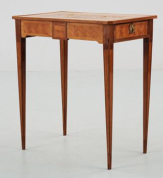 BORD. Stockholmsarbete, 1700-talets slut. Gustavianskt.