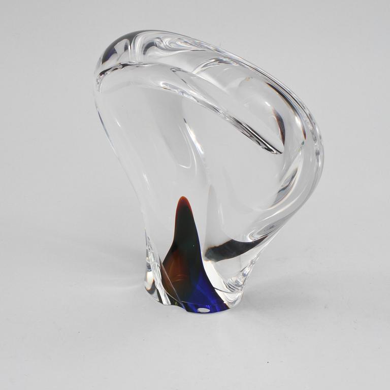 GÖRAN WÄRFF, glas, objekt, Kosta Boda, unik, signerad.