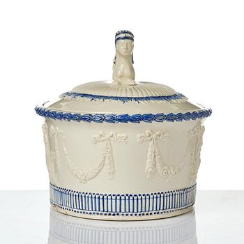 Pastejform, flintgods, Empire, Rörstrand, 1800-talets början.