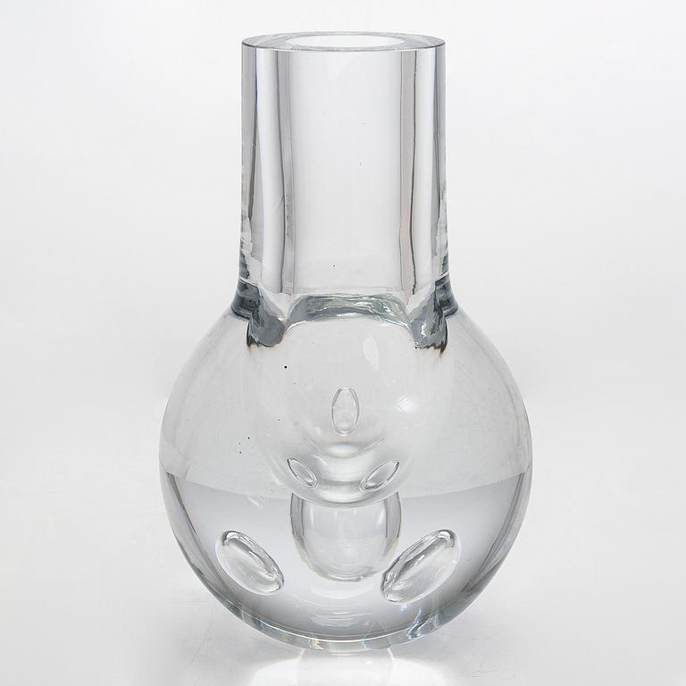 Timo Sarpaneva, taidelasi, signeerattu Timo Sarpaneva, Iittala 1984.