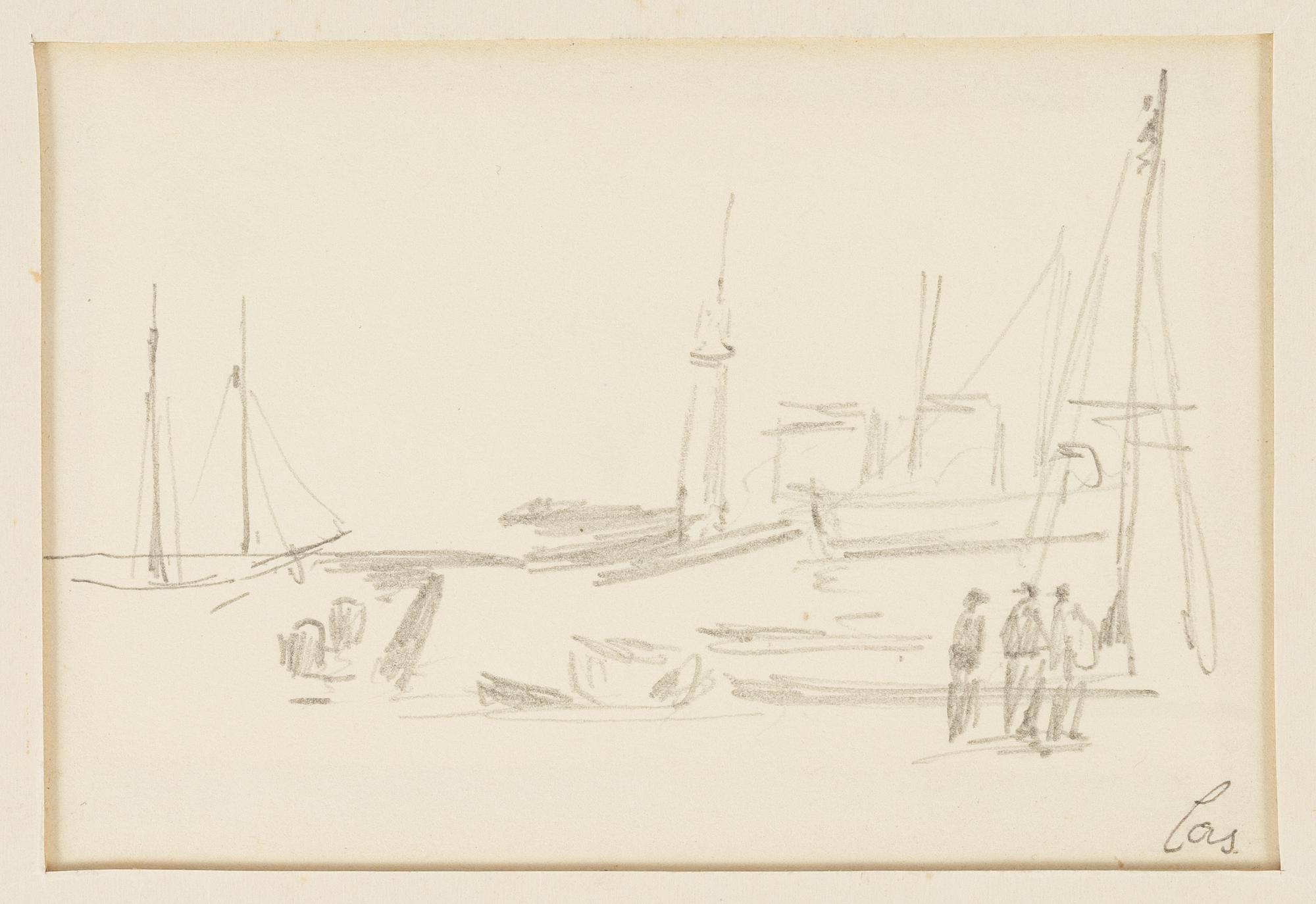 Lotte Laserstein, 3 samramade skisser från Bornholm.