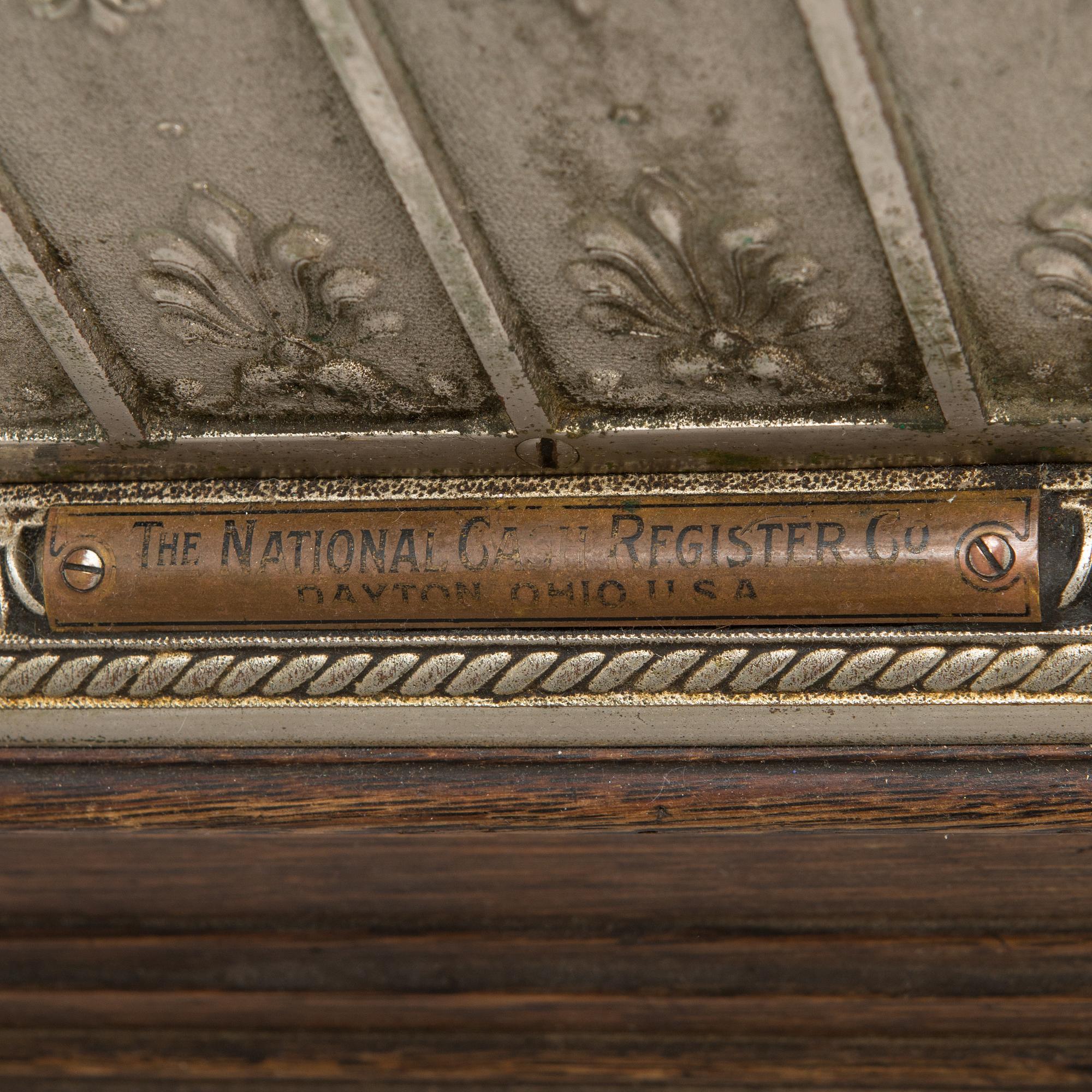 An early 20th-century cash register by National.