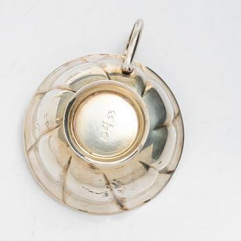 A set of eleven silver punch mugs, including with mark of Nya Guldsmedsaffären Göte Persson, Vilhelmina 1951.