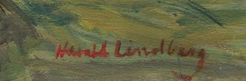 HARALD LINDBERG, olja på duk, sign.