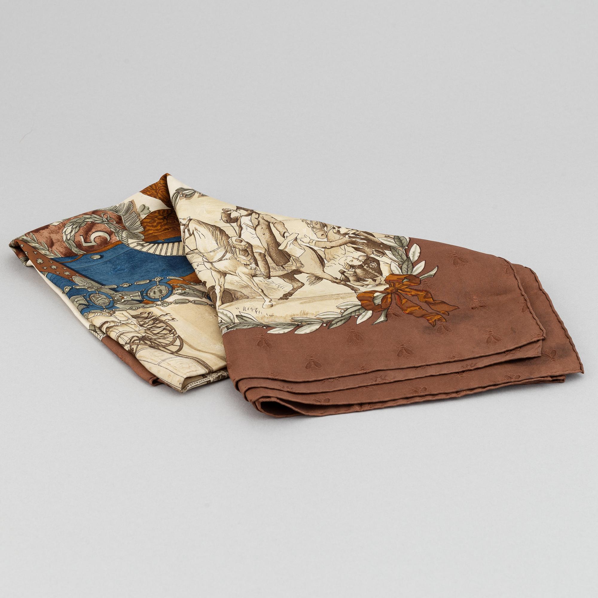 Hermès, scarf, "Napoleon".
