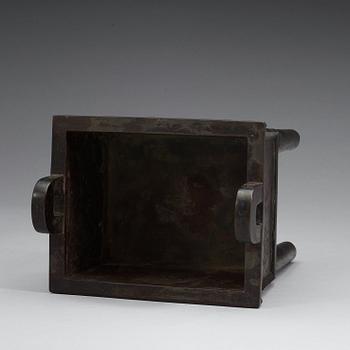 A bronze censer, Ming dynasty (1368-1644).