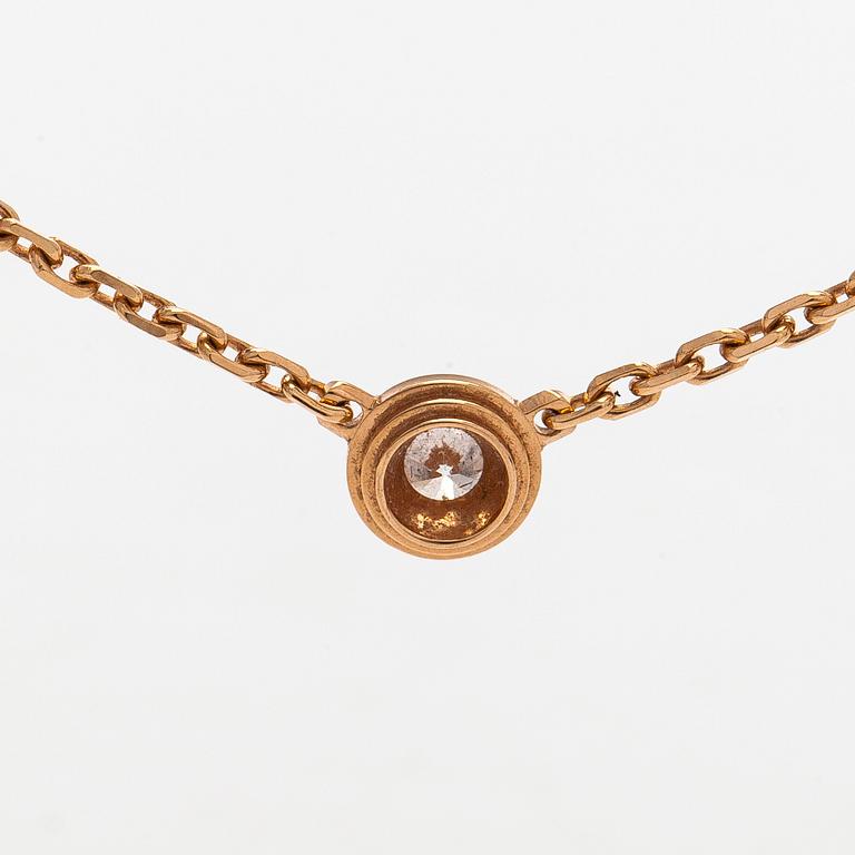 Cartier, kaulakoru, "d'Amour", 18K kultaa, briljanttihiottu timantti n. 0.04 ct.
