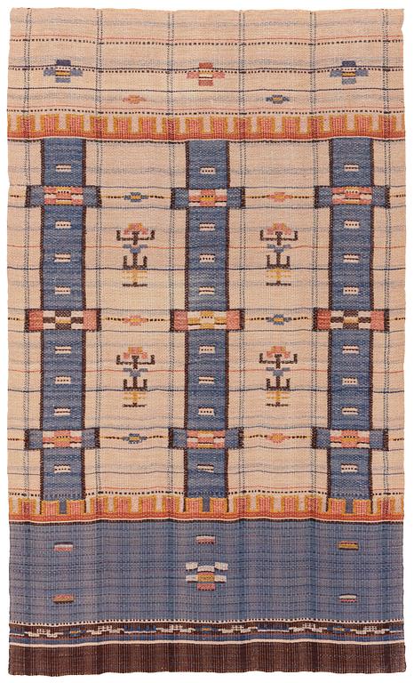 Märtha Gahn, draperi, slätväv, ca 235 x 140 cm, Sverige 1930-1940-tal.