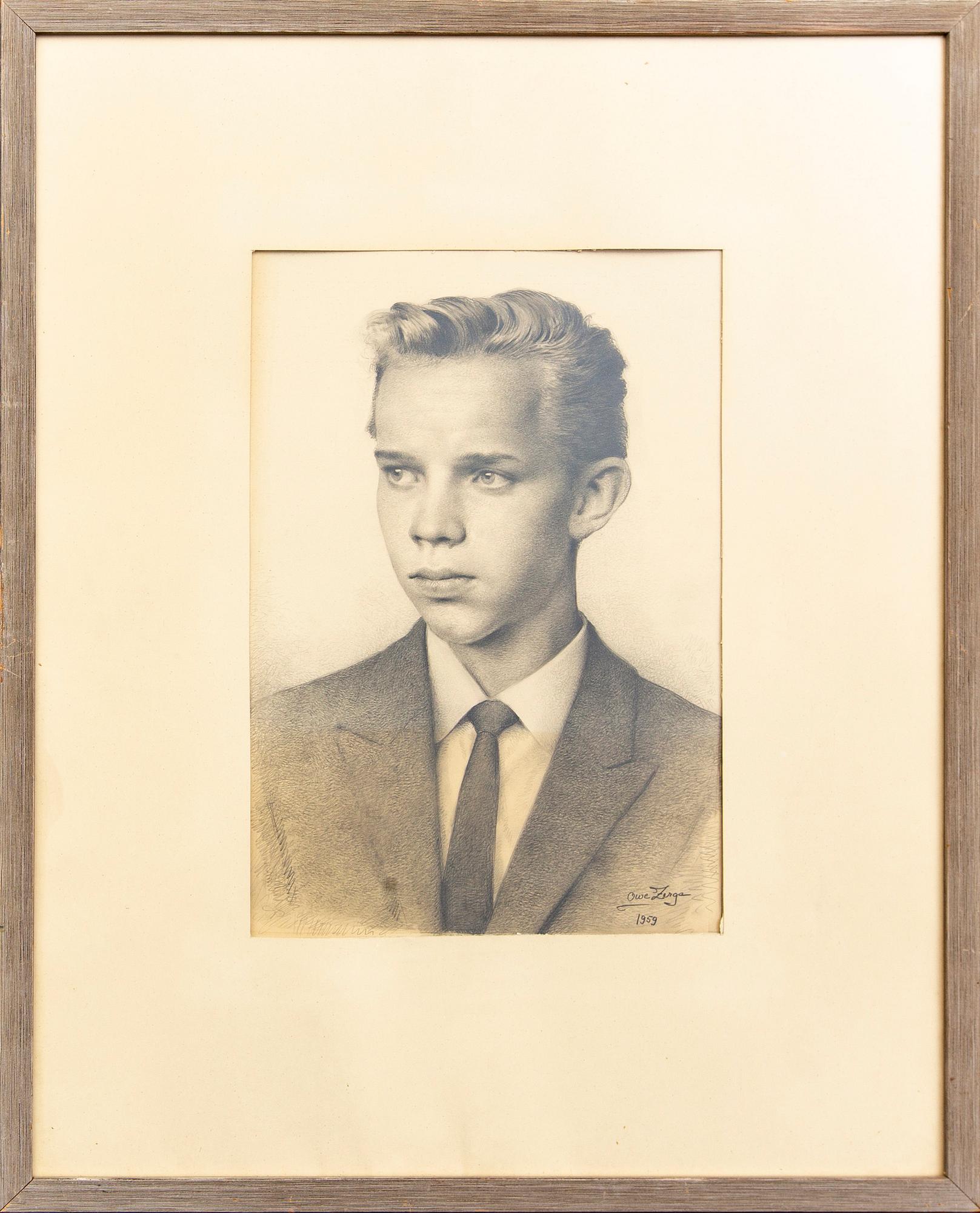 OWE ZERGE, a signed and dated drawing.