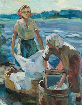 Orvo Raatikainen, Doing Laundry.