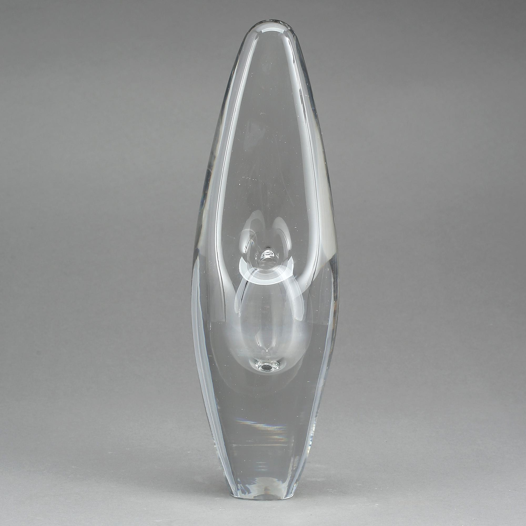 VAS, glas, "Orkidea", Timo Sarpaneva, Iittala, 1955.