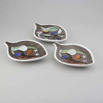 Anna-Lisa Thomson, three plates.